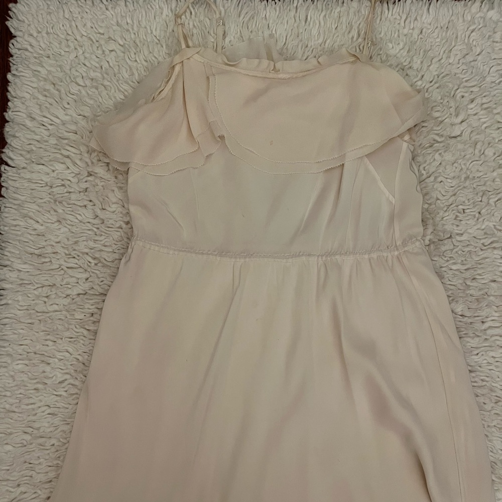 Wilfred Silk ruffle slip dress